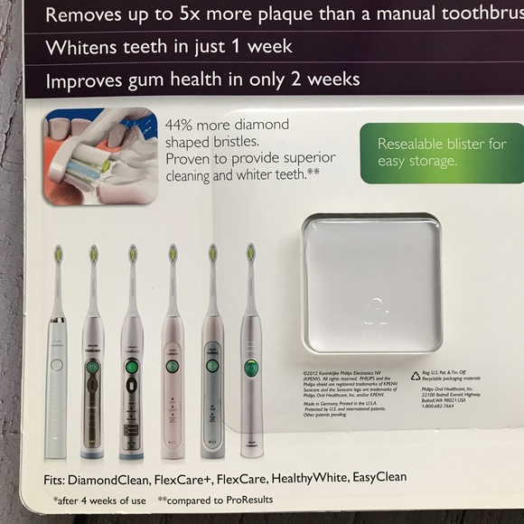 Philips Sonicare DiamondClean Brush Heads 6-Pack Plus Bonus 5 more brushes 🫧💦 - Picture 8 of 10